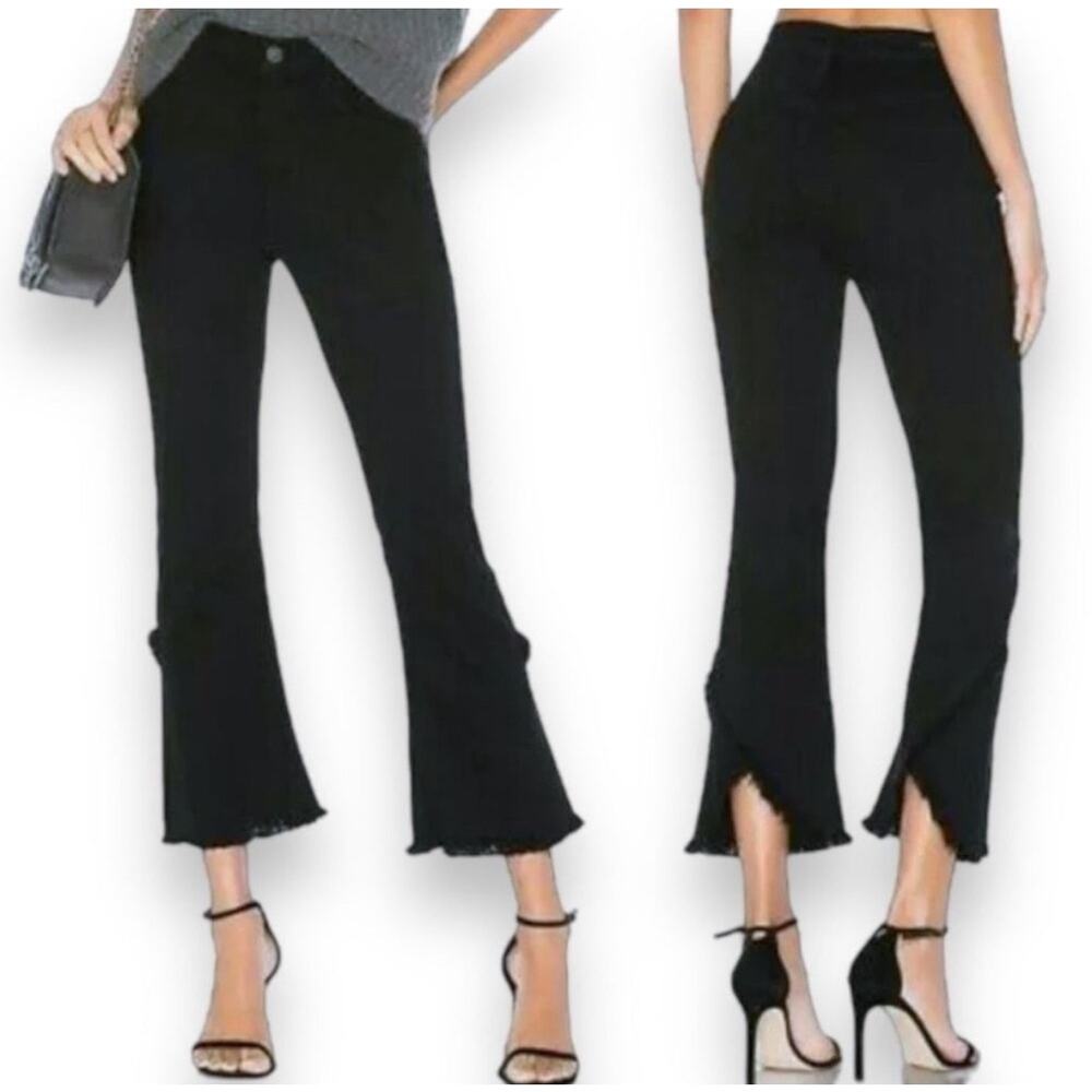 Citizens of Humanity CoH size 25 Drew Fray Black Denim Jeans